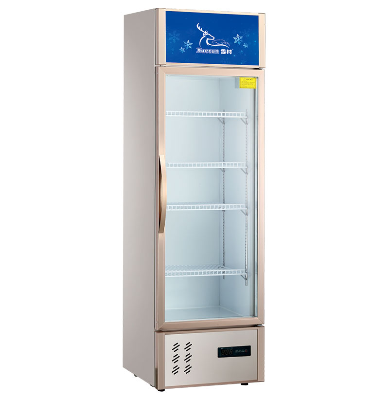 单门立式陈列柜-铝框